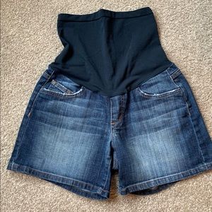 JOE’S Maternity Jean Shorts Dark Wash